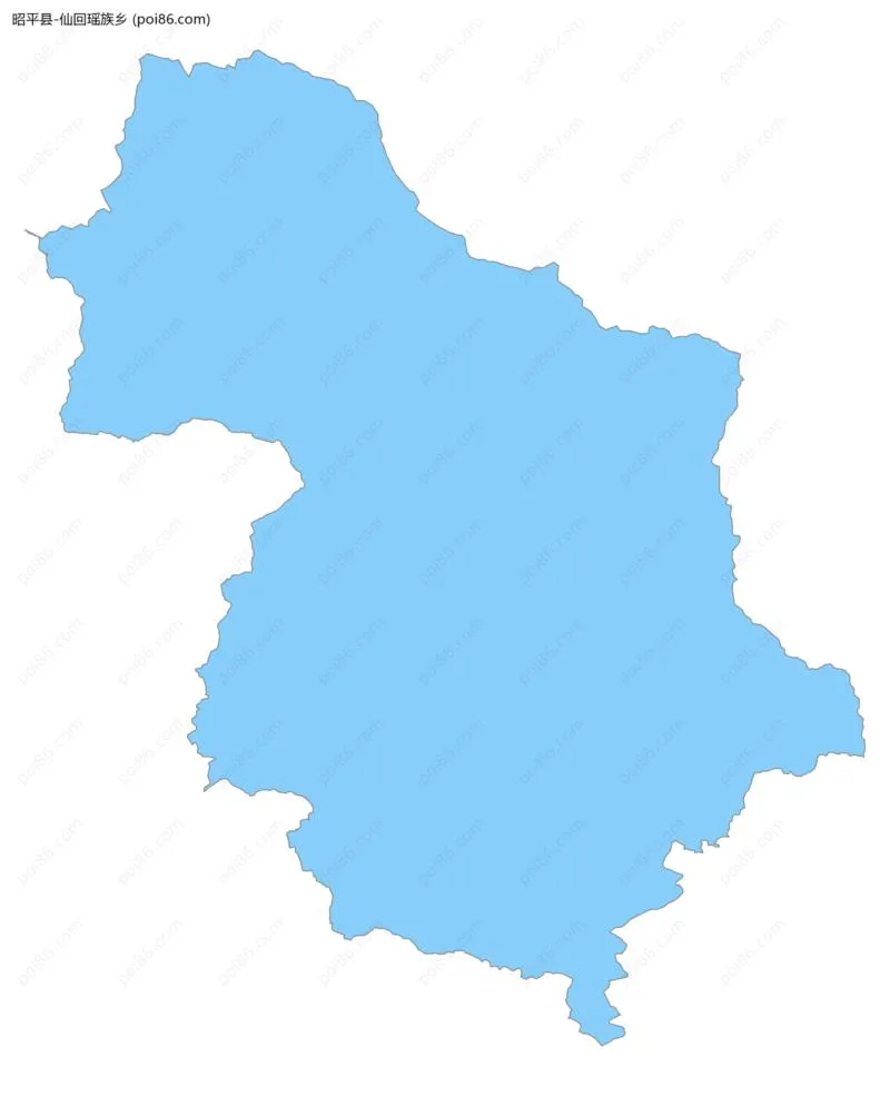 仙回瑶族乡边界地图