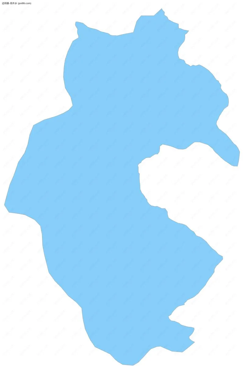 尼木乡边界地图