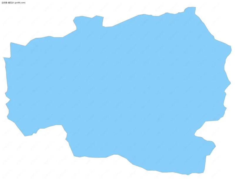 都瓦乡边界地图