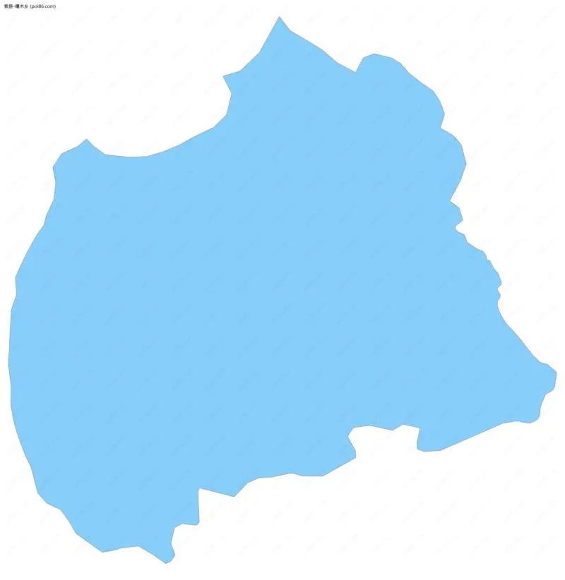 嘎木乡边界地图