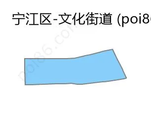 文化街道边界地图