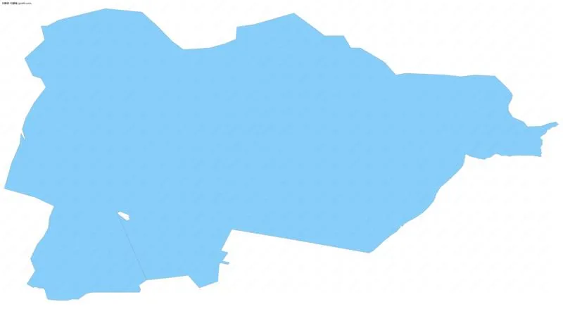 和静镇边界地图