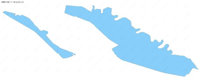 兵团二十一团边界地图