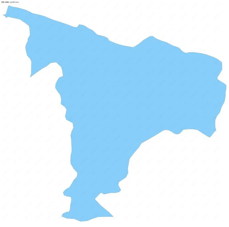 加勒乡边界地图