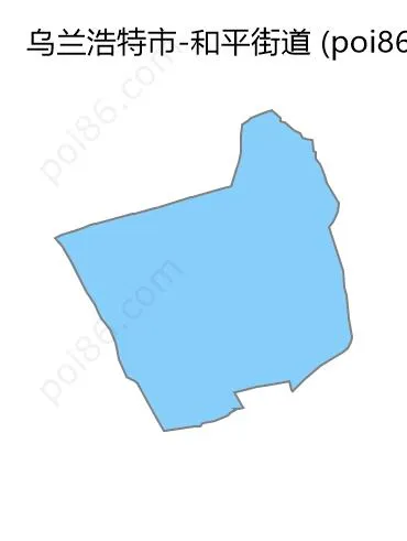 和平街道边界地图