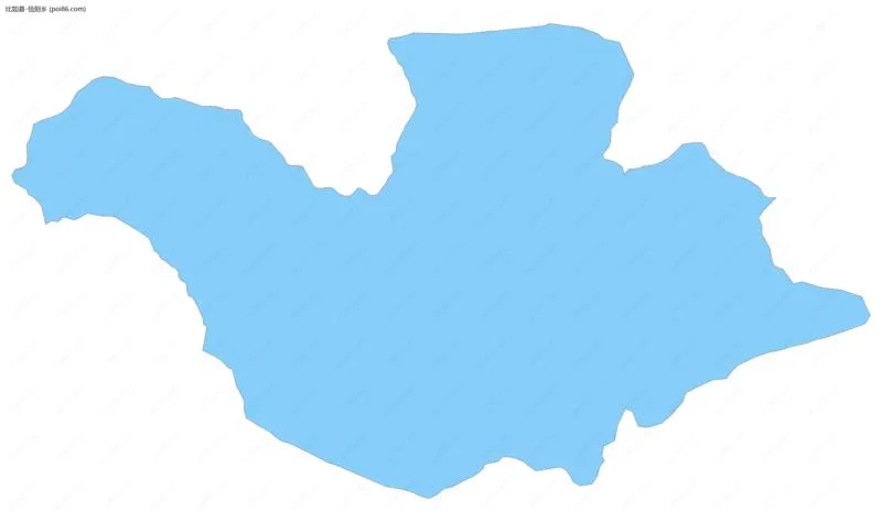 恰则乡边界地图