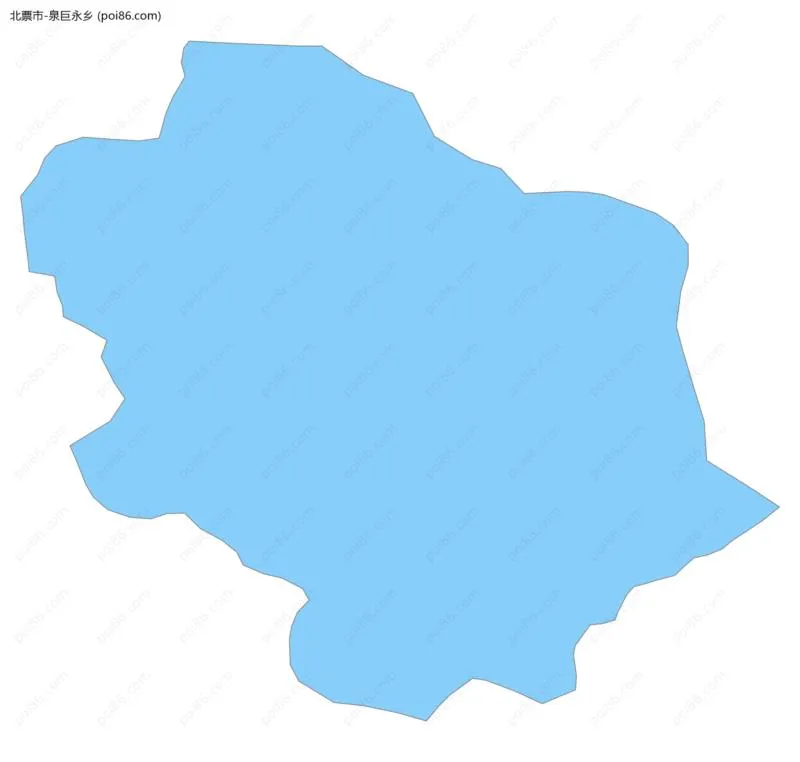 泉巨永乡边界地图