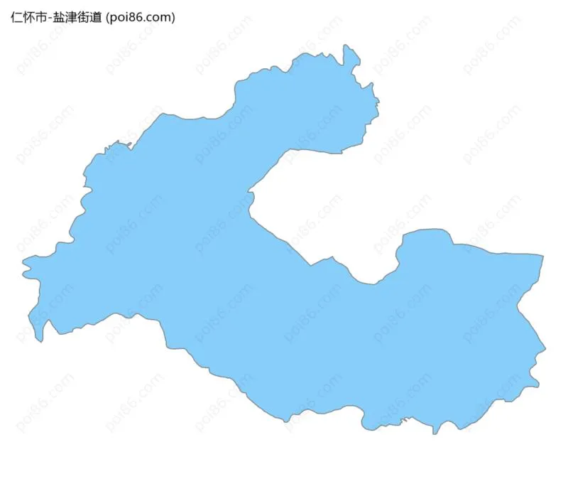 盐津街道边界地图