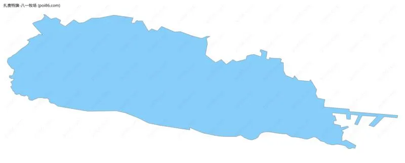 八一牧场边界地图