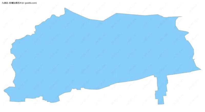 阿嘎如泰苏木乡边界地图