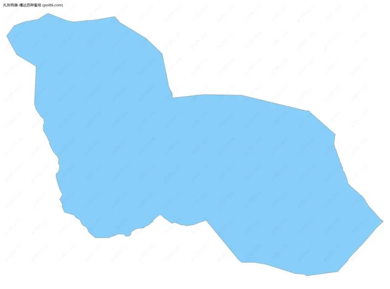 嘎达苏种畜场边界地图