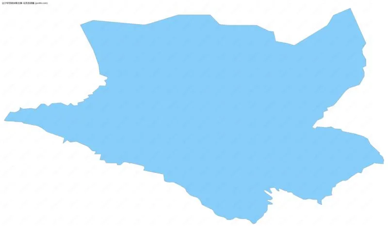 乌克忽洞镇边界地图