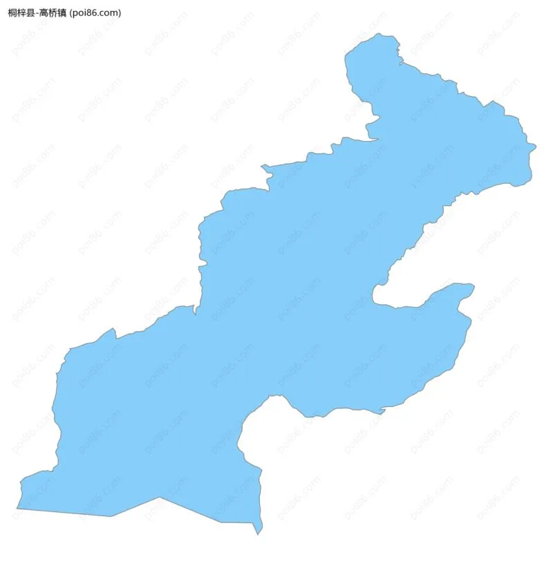 高桥镇边界地图