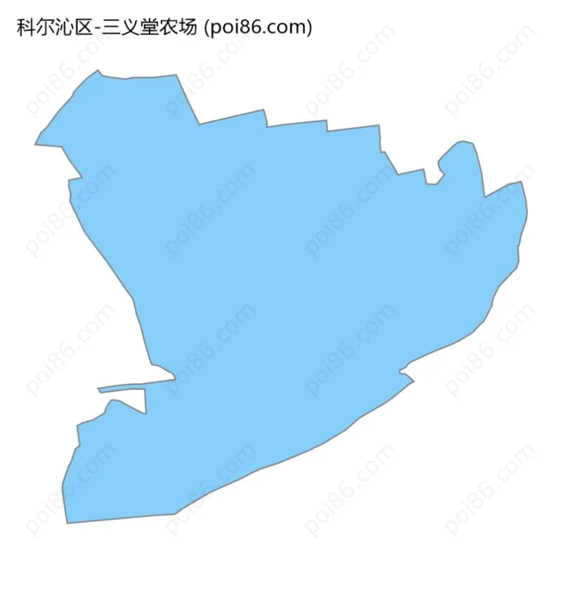 三义堂农场边界地图