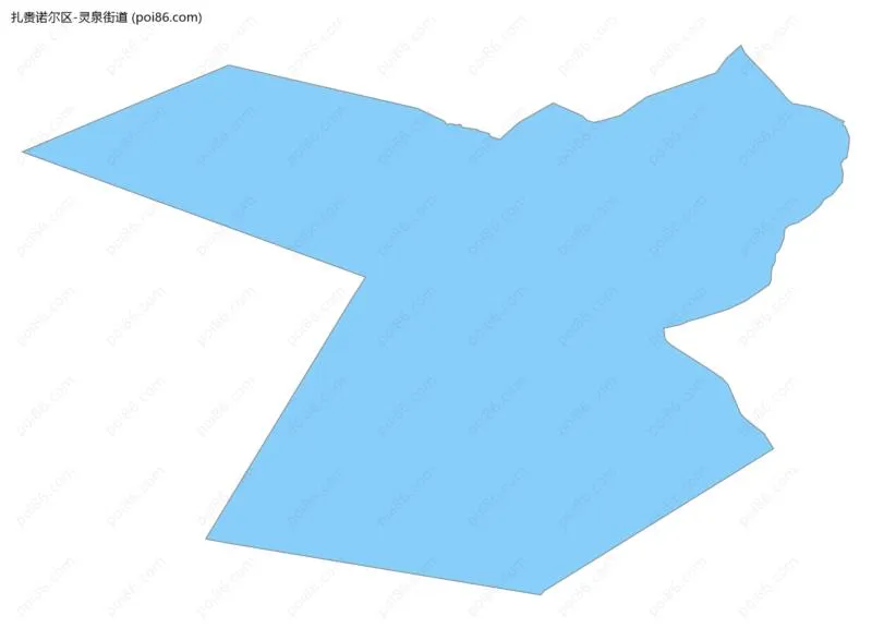 灵泉街道边界地图