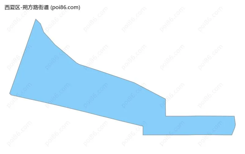 朔方路街道边界地图