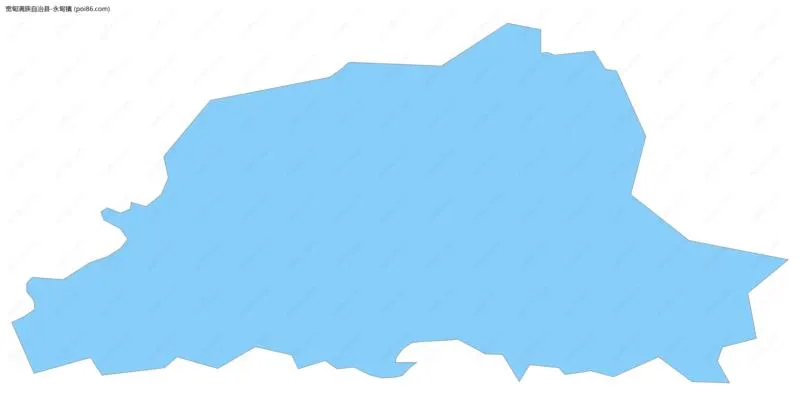 永甸镇边界地图