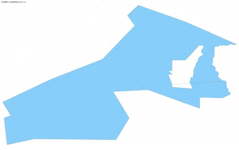 达来胡硕街道边界地图