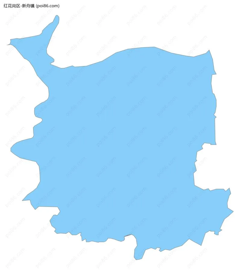 新舟镇边界地图