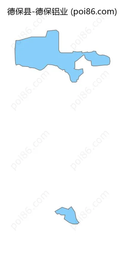 德保铝业边界地图