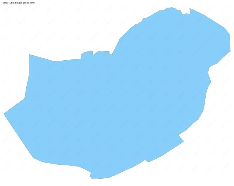 化德县德包图乡边界地图