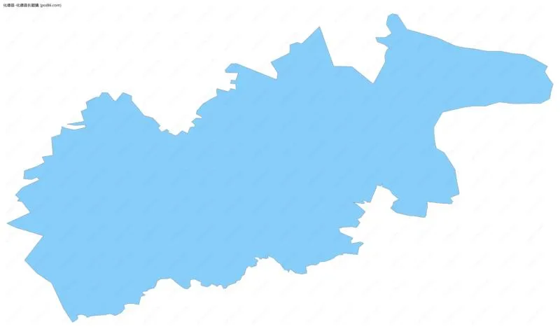 化德县长顺镇边界地图