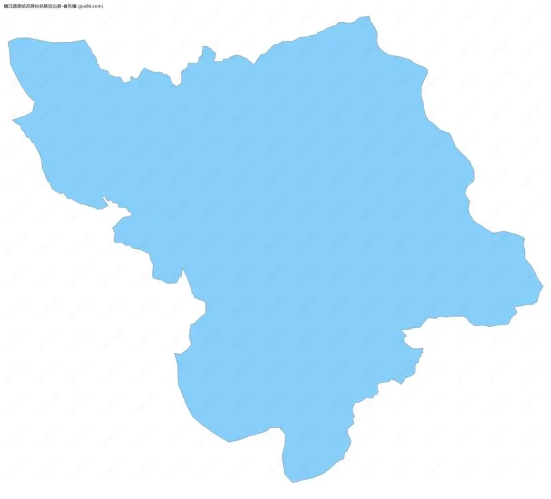 者东镇边界地图