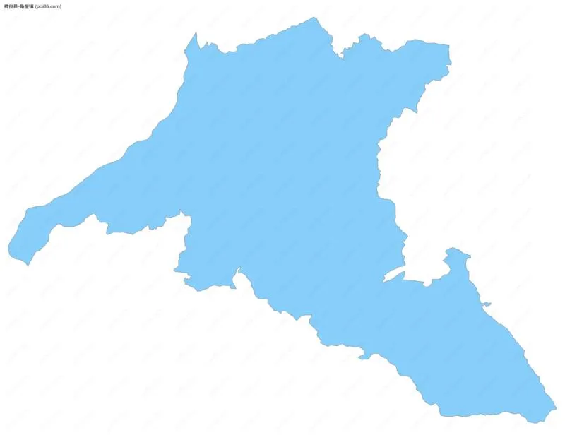 角奎镇边界地图