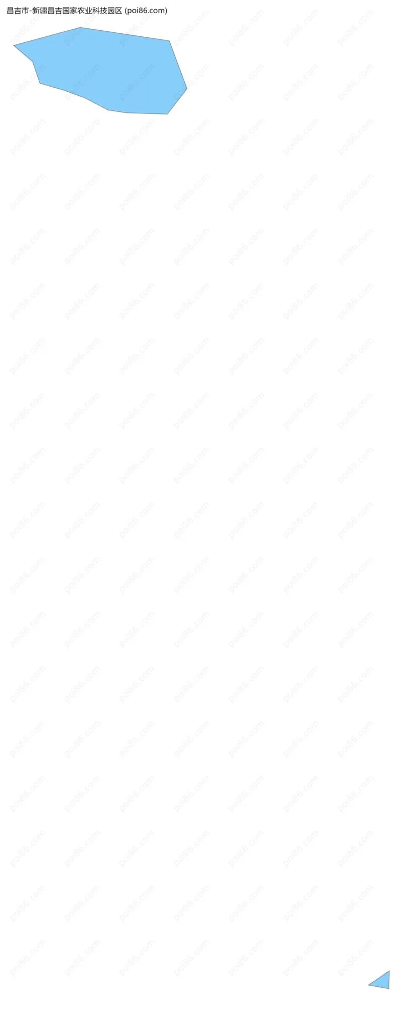 新疆昌吉国家农业科技园区边界地图