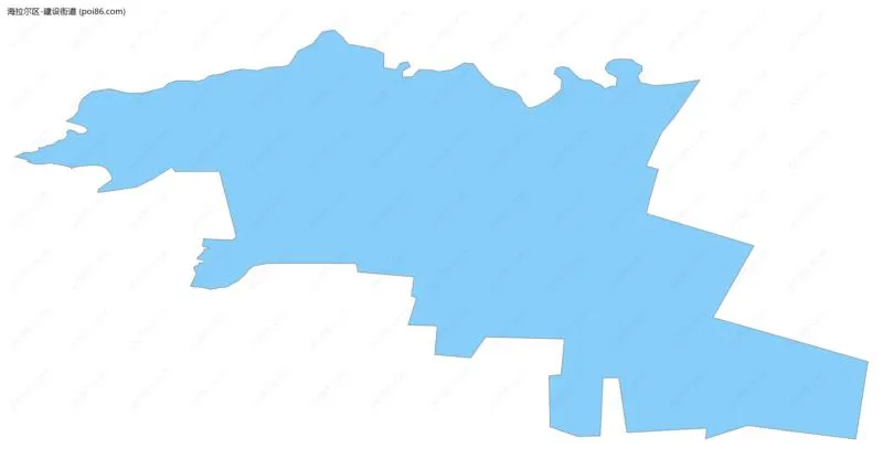 建设街道边界地图