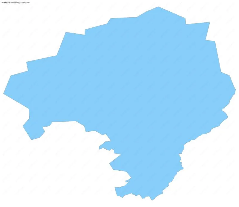 新店子镇边界地图