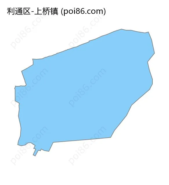 上桥镇边界地图