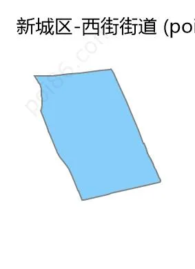 西街街道边界地图