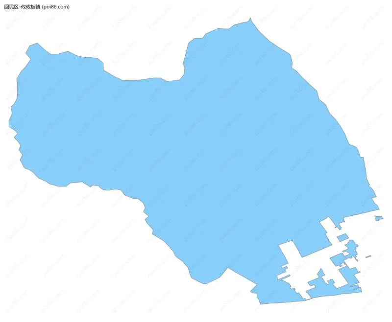 攸攸板镇边界地图