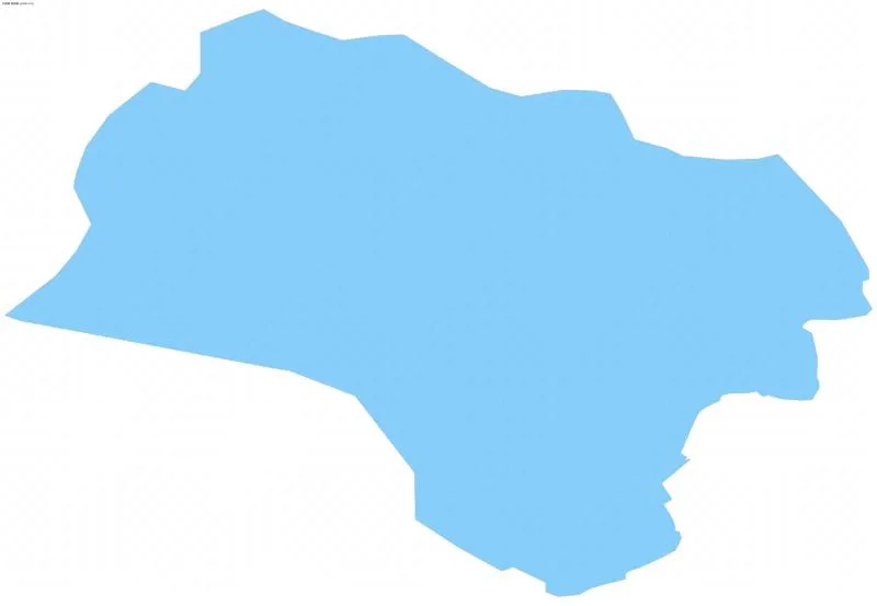 锡尼镇边界地图