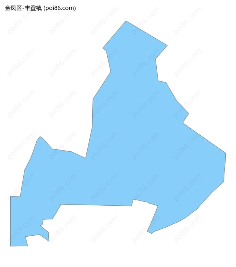 丰登镇边界地图