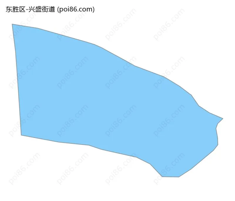 兴盛街道边界地图