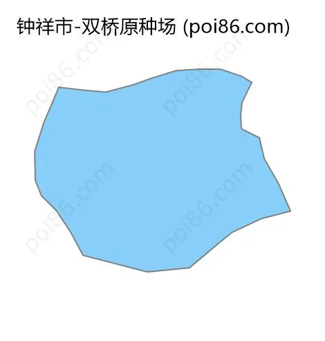 双桥原种场边界地图