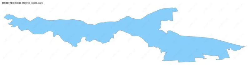 绰霍尔乡边界地图