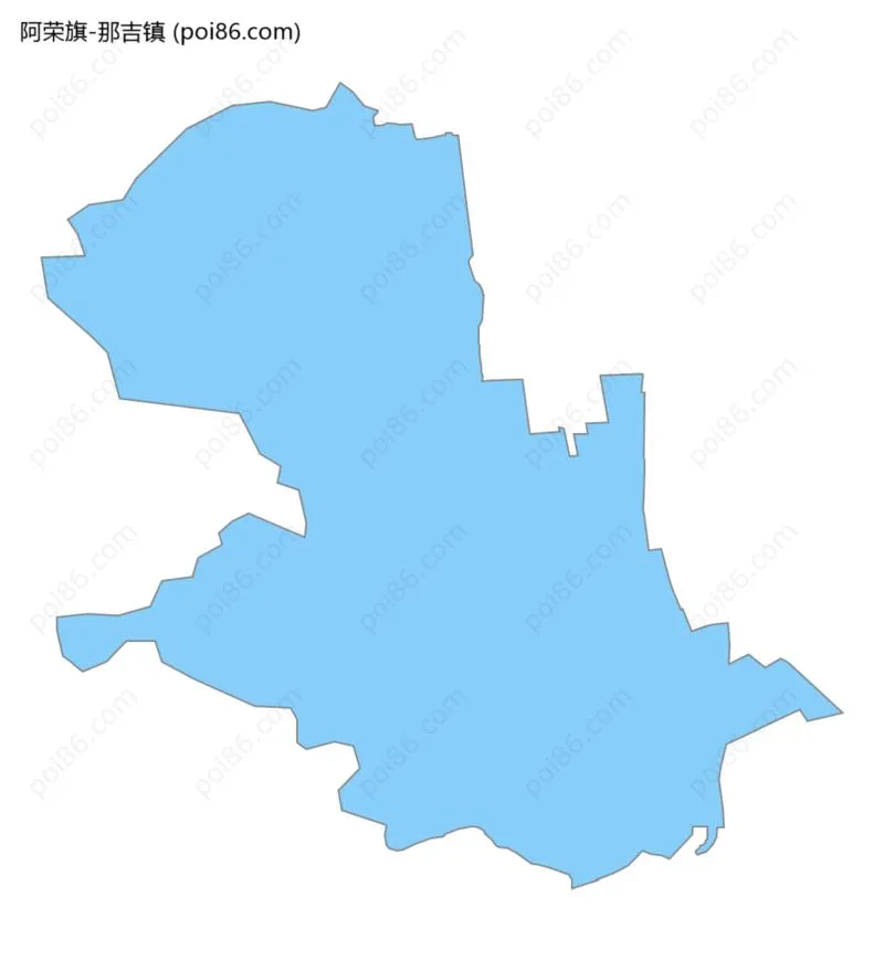 那吉镇边界地图