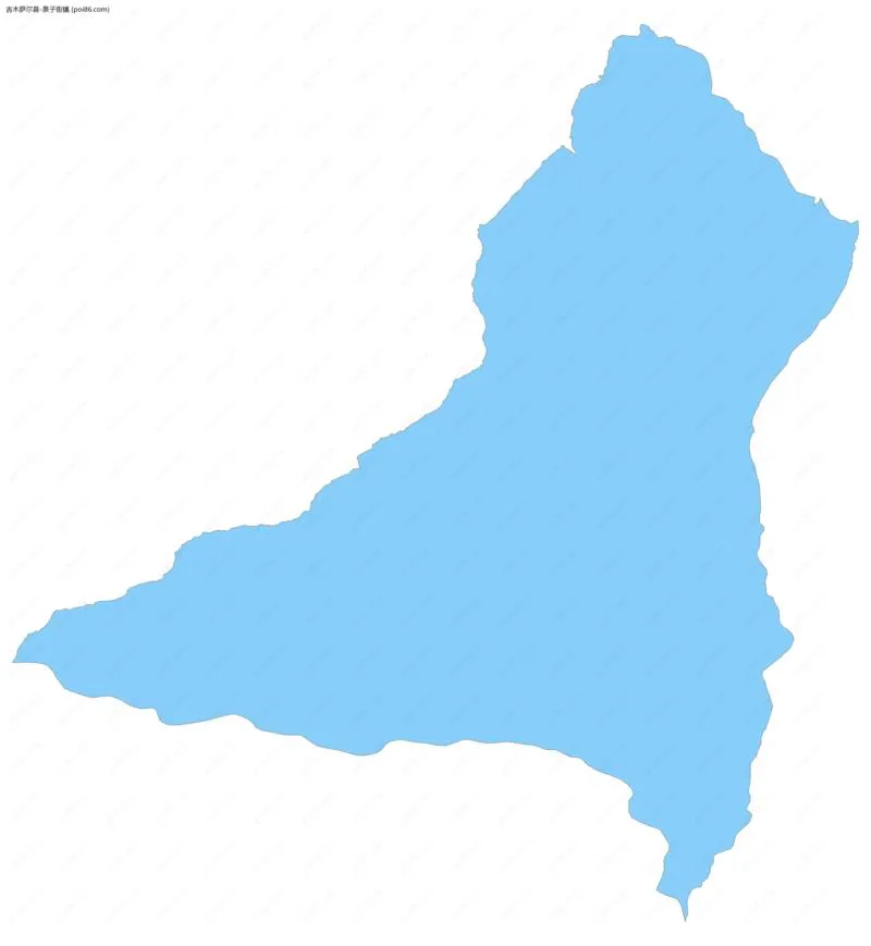 泉子街镇边界地图