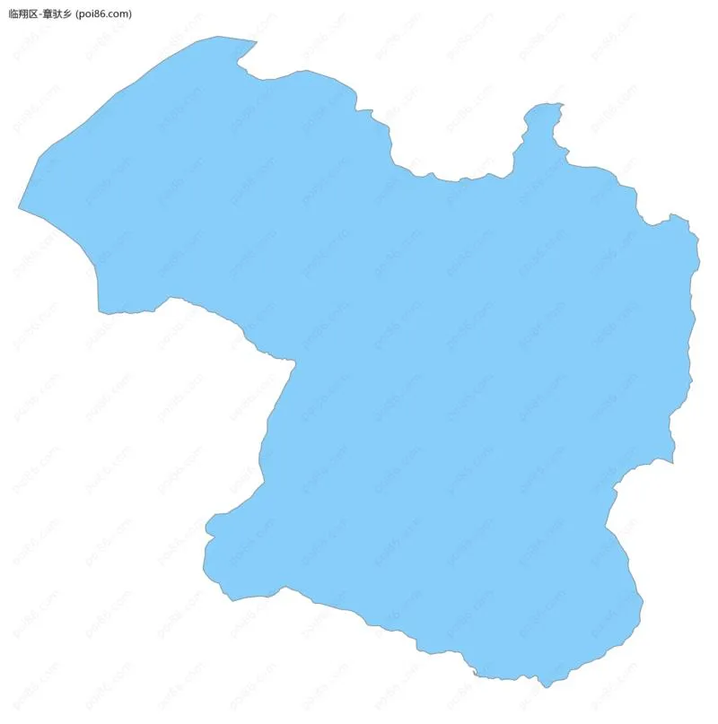 章驮乡边界地图