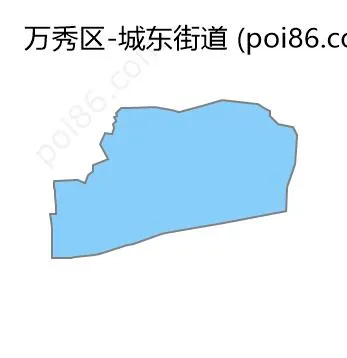 城东街道边界地图