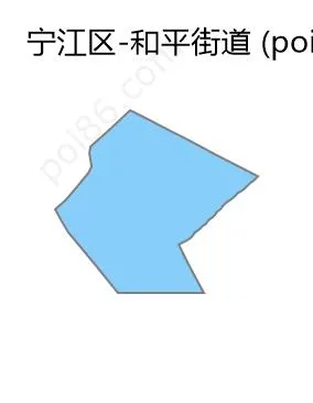 和平街道边界地图