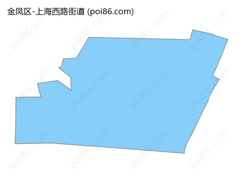 上海西路街道边界地图