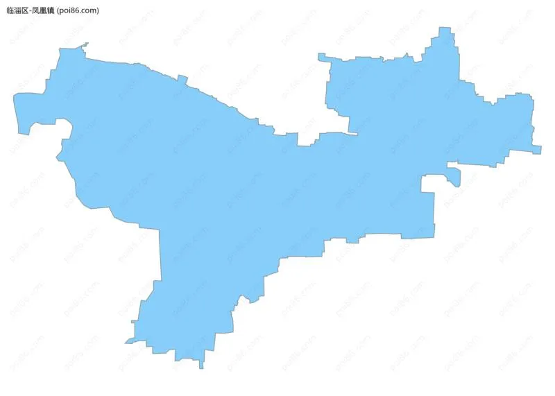 凤凰镇边界地图