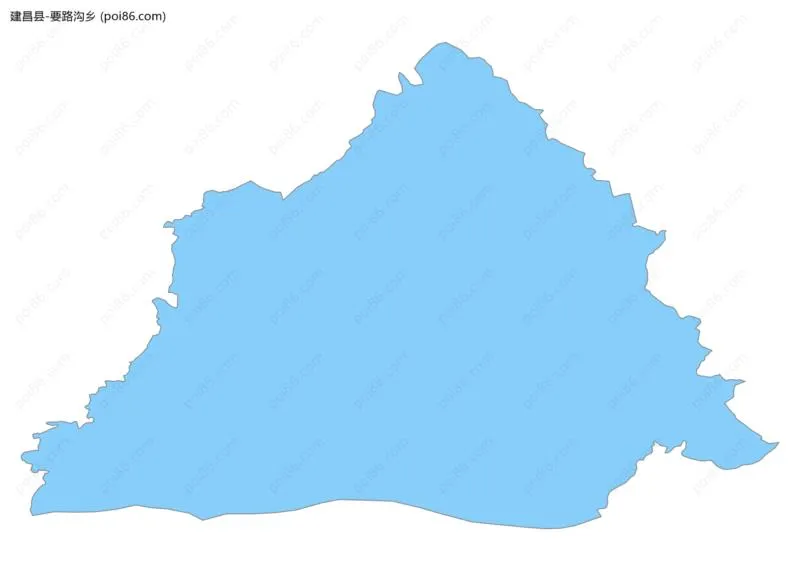 要路沟乡边界地图