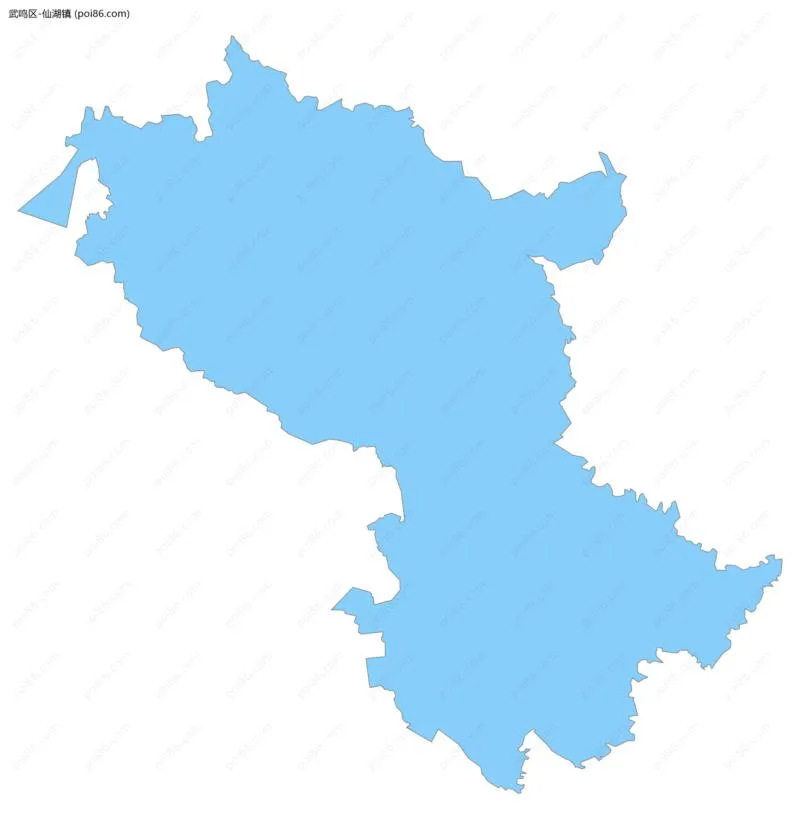 仙湖镇边界地图