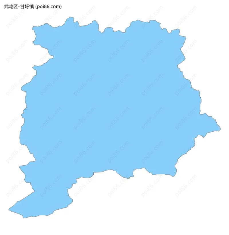 甘圩镇边界地图