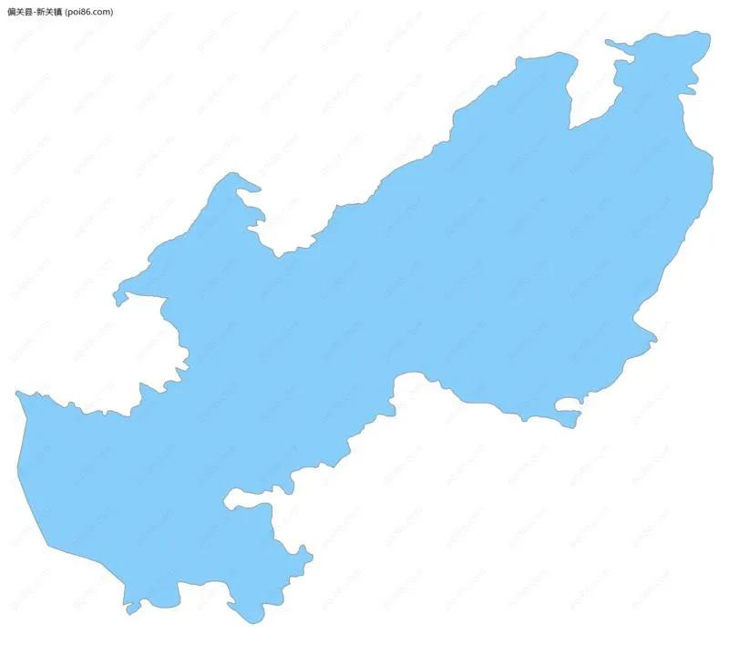 新关镇边界地图